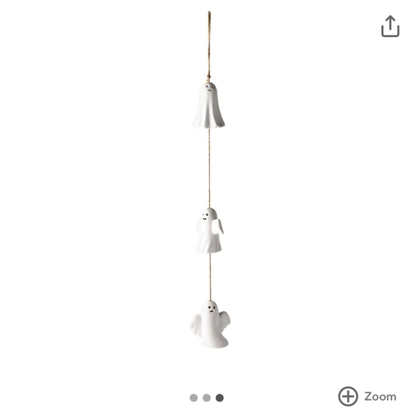 28" in length Ceramic White Three Ghosts Hanging - Picture 5 of 5